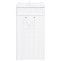 vidaXL Cesta para la ropa sucia de bambú de una sección blanca 83 l vidaXL Cesta para la ropa sucia de bambú de una sección blanca 83 l