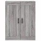 vidaXL Aparador alto madera contrachapada gris sonoma 69,5x34x180 cm vidaXL Aparador alto madera contrachapada gris sonoma 69,5x34x180 cm