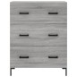 vidaXL Aparador alto madera contrachapada gris sonoma 69,5x34x180 cm vidaXL Aparador alto madera contrachapada gris sonoma 69,5x34x180 cm