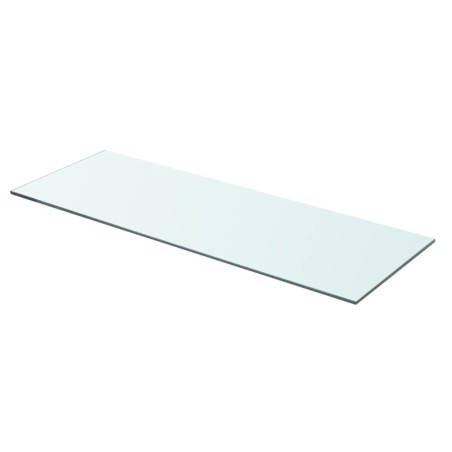 vidaXL Estantes 2 unidades panel de vidrio transparente 70x25 cm