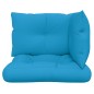 vidaXL Cojines para sofá de palets 3 unidades tela azul vidaXL Cojines para sofá de palets 3 unidades tela azul