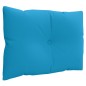 vidaXL Cojines para sofá de palets 3 unidades tela azul vidaXL Cojines para sofá de palets 3 unidades tela azul