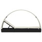vidaXL Tumbona con toldo redondo ratán sintético negro 211x57x140 cm vidaXL Tumbona con toldo redondo ratán sintético negro 211x57x140 cm