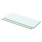 vidaXL Estantes 2 unidades panel de vidrio transparente 50x15 cm vidaXL Estantes 2 unidades panel de vidrio transparente 50x15 cm