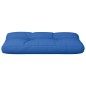 vidaXL Cojín para sofá de palets de tela azul 70x40x12 cm