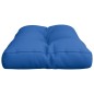 vidaXL Cojín para sofá de palets de tela azul 70x40x12 cm
