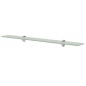 vidaXL Estantes flotantes 2 unidades vidrio 8 mm 80x20 cm vidaXL Estantes flotantes 2 unidades vidrio 8 mm 80x20 cm