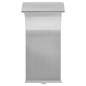vidaXL Fuente de piscina de acero inoxidable plateada 45x30x65 cm   