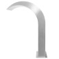 vidaXL Fuente de piscina de acero inoxidable plateada 45x30x65 cm   