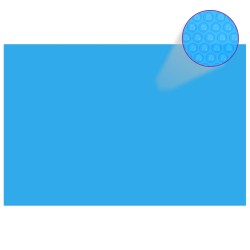 vidaXL Cubierta para piscina rectangular PE azul 300x200 cm