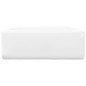 vidaXL Lavabo lujoso cuadrado cerámica orificio de grifo 41x41 cm vidaXL Lavabo lujoso cuadrado cerámica orificio de grifo 41x41 cm