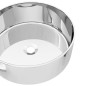 vidaXL Lavabo 40x15 cm cerámica plateado vidaXL Lavabo 40x15 cm cerámica plateado