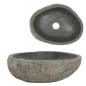 vidaXL Lavabo de piedra de río ovalado 29-38 cm vidaXL Lavabo de piedra de río ovalado 29-38 cm