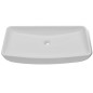 vidaXL Lavabo de baño rectangular con grifo mezclador cerámica blanco vidaXL Lavabo de baño rectangular con grifo mezclador cerámica blanco