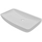 vidaXL Lavabo de baño rectangular con grifo mezclador cerámica blanco vidaXL Lavabo de baño rectangular con grifo mezclador cerámica blanco