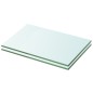vidaXL Estantes 2 unidades panel de vidrio transparente 20x25 cm vidaXL Estantes 2 unidades panel de vidrio transparente 20x25 cm