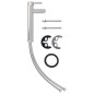 vidaXL Lavabo con grifo y tapón pulsador cristal templado esmerilado vidaXL Lavabo con grifo y tapón pulsador cristal templado esmerilado