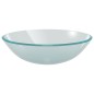vidaXL Lavabo con grifo y tapón pulsador cristal templado esmerilado vidaXL Lavabo con grifo y tapón pulsador cristal templado esmerilado