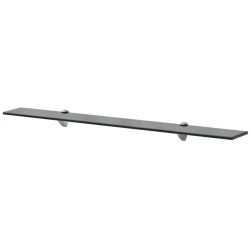 vidaXL Estantes flotantes 2 unidades vidrio 8 mm 90x20 cm