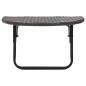 vidaXL Mesa de jardín de ratán sintético marrón 60x60x40 cm vidaXL Mesa de jardín de ratán sintético marrón 60x60x40 cm