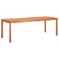vidaXL Mesa de jardín madera maciza de acacia 215x90x74 cm vidaXL Mesa de jardín madera maciza de acacia 215x90x74 cm