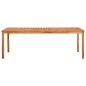 vidaXL Mesa de jardín madera maciza de acacia 215x90x74 cm vidaXL Mesa de jardín madera maciza de acacia 215x90x74 cm