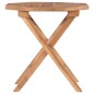 vidaXL Mesa de jardín plegable madera maciza de teca 45x45x45 cm 