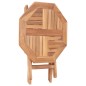 vidaXL Mesa de jardín plegable madera maciza de teca 45x45x45 cm 