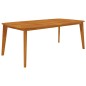 vidaXL Mesa de jardín madera maciza de acacia 200x100x75 cm