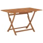 vidaXL Mesa de jardín plegable madera maciza de eucalipto 120x70x75 cm vidaXL Mesa de jardín plegable madera maciza de eucalipto 120x70x75 cm