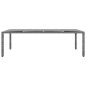 vidaXL Mesa jardín vidrio templado ratán sintético gris 250x100x75 cm vidaXL Mesa jardín vidrio templado ratán sintético gris 250x100x75 cm
