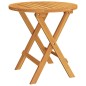 vidaXL Mesa bistró de terraza madera maciza de acacia Ø46x47 cm vidaXL Mesa bistró de terraza madera maciza de acacia Ø46x47 cm
