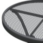 vidaXL Mesa de jardín malla metálica expandida antracita Ø60x72 cm vidaXL Mesa de jardín malla metálica expandida antracita Ø60x72 cm