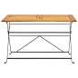 vidaXL Mesa plegable de jardín de madera maciza de acacia 120x70x74 cm vidaXL Mesa plegable de jardín de madera maciza de acacia 120x70x74 cm