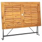 vidaXL Mesa plegable de jardín de madera maciza de acacia 120x70x74 cm vidaXL Mesa plegable de jardín de madera maciza de acacia 120x70x74 cm