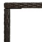 vidaXL Mesa alta de jardín ratán sintético y vidrio marrón 70x70x110 cm vidaXL Mesa alta de jardín ratán sintético y vidrio marrón 70x70x110 cm