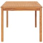 vidaXL Mesa de comedor de jardín madera maciza de teca 180x90x77 cm vidaXL Mesa de comedor de jardín madera maciza de teca 180x90x77 cm