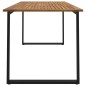 vidaXL Mesa de jardín con patas en U madera maciza acacia 160x80x75 cm vidaXL Mesa de jardín con patas en U madera maciza acacia 160x80x75 cm