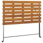 vidaXL Mesa de cafetería plegable madera acacia y acero 100x54x71 cm vidaXL Mesa de cafetería plegable madera acacia y acero 100x54x71 cm