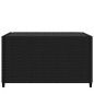 vidaXL Mesa de centro jardín cuadrada ratán sintético negro 50x50x30cm vidaXL Mesa de centro jardín cuadrada ratán sintético negro 50x50x30cm
