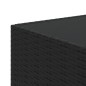 vidaXL Mesa de centro jardín cuadrada ratán sintético negro 50x50x30cm vidaXL Mesa de centro jardín cuadrada ratán sintético negro 50x50x30cm