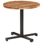 vidaXL Mesa de bistró redonda madera maciza de mango Ø80x75 cm vidaXL Mesa de bistró redonda madera maciza de mango Ø80x75 cm
