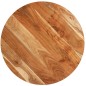 vidaXL Mesa de bistró redonda madera maciza de mango Ø80x75 cm vidaXL Mesa de bistró redonda madera maciza de mango Ø80x75 cm