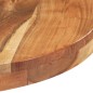 vidaXL Mesa de bistró redonda madera maciza de mango Ø80x75 cm vidaXL Mesa de bistró redonda madera maciza de mango Ø80x75 cm