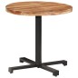 vidaXL Mesa de bistró redonda madera maciza de mango Ø80x75 cm vidaXL Mesa de bistró redonda madera maciza de mango Ø80x75 cm