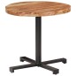 vidaXL Mesa de bistró redonda madera maciza de mango Ø80x75 cm vidaXL Mesa de bistró redonda madera maciza de mango Ø80x75 cm