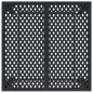vidaXL Mesa de jardín de acero gris antracita 80x80x72 cm