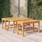 vidaXL Mesa de centro madera maciza acacia 100x50x45 cm vidaXL Mesa de centro madera maciza acacia 100x50x45 cm