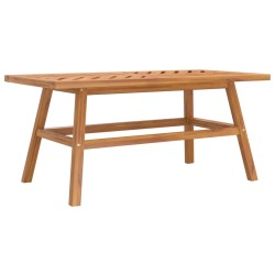 vidaXL Mesa de centro madera maciza acacia 100x50x45 cm