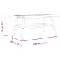 vidaXL Mesa de centro madera maciza acacia 100x50x45 cm vidaXL Mesa de centro madera maciza acacia 100x50x45 cm